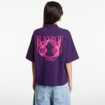 Tričko Playboy x FTSHP Short Sleeve Polo Purple S