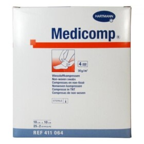 MEDICOMP 10 x 10cm nesterilný 100 kusov