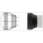 Kaiser Fototechnik Streulichtblende 3 in 1 72 mm slnečná clona; 6826