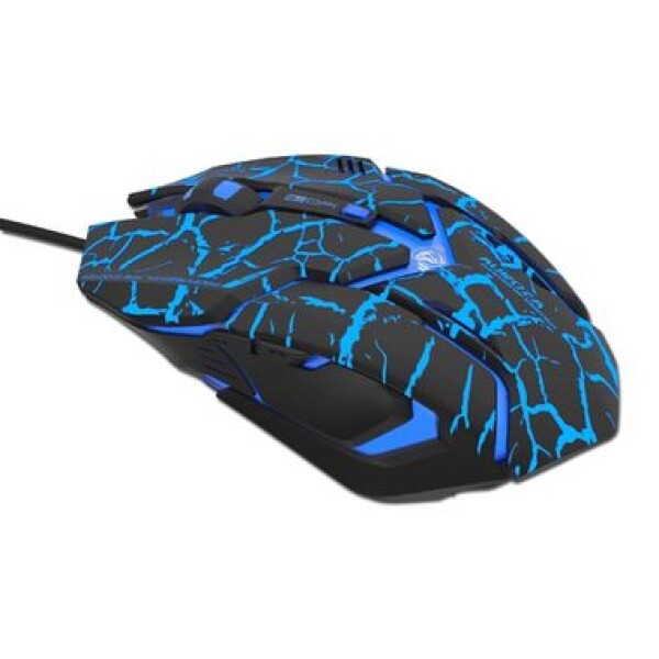 E-BLUE Myš Auroza Gaming (MMEBE39UGB0R) čierna / herná / optická / 4000DPI / 6tl. / 1 koliesko / drôtová (USB) (MMEBE39UGB0R)