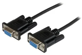 StarTech sériový null modem kábel DB9 čierna 1 m / Sériový kábel / Null modem / DB9-DB9 (SCNM9FF1MBK)