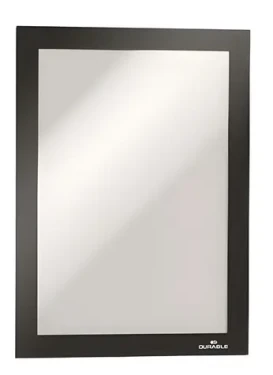 Durable Duraframe Magnetic A5 čierna / Prezentačný rám / Magnetický / Samolepiace / 5 ks (494701)