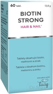 VITABALANS Biotin strong hair & nail 60 tabliet