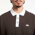 Tričko Playboy x FTSHP Short Sleeve Polo Dark Grey XS