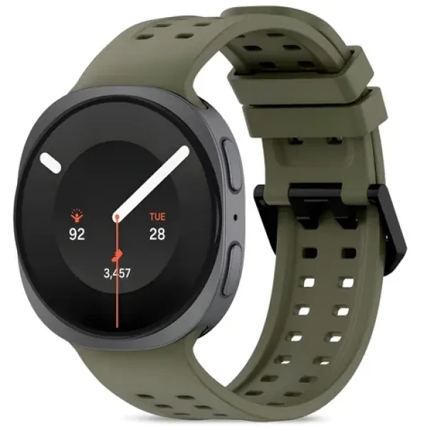 Tech-Protect Silicone Air olivová / Remienok / pre Samsung Galaxy Watch 40/44/46 mm / Silikónový