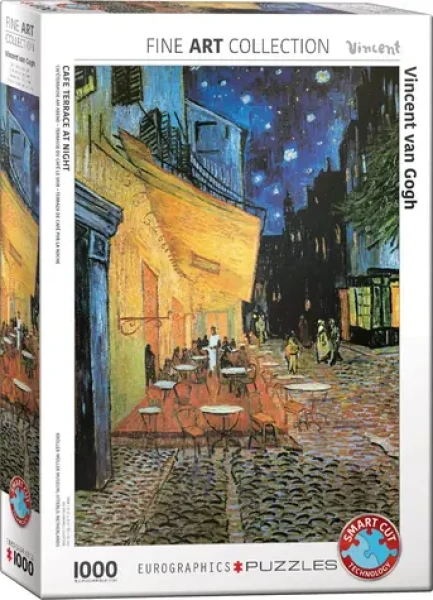 EUROGRAPHICS Puzzle Terasa kaviarne v noci
