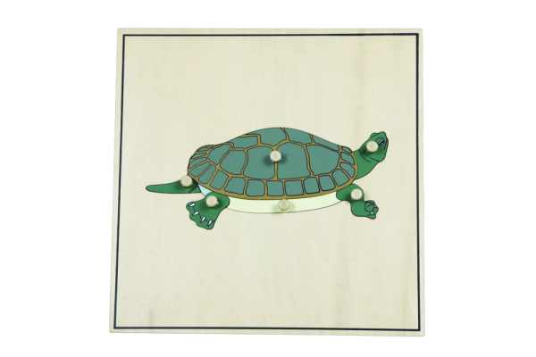 Moyo Montessori Moyo Montessori Puzzle s kostrou - korytnačka