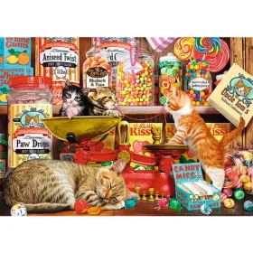 Trefl - Puzzle - Mačacie sladkosti