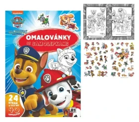 JIRI MODELS Omaľovánky so samolepkami Tlapková patrola