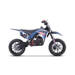 Mamido Detská benzínová motorka RamiGO TIGER 49CC modrá
