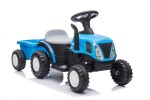 Mamido Detský elektrický traktor Swift s prívesom modrý