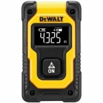 DeWalt DW055PL / Laserový diaľkomer / Presnosť: +-6.0 mm / dosah až 15 m / batéria Li-Ion 3.7V (DW055PL)