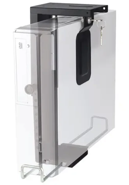 Neomounts CPU-D075BLACK/LK čierna / Držiak počítača / výška pc 36cm / šírka pc 10cm / nosnosť 10 kg (CPU-D075BLACK/LK)