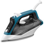 Rowenta Rowenta EFFECTIVE 2, Dry & Steam iron, Stainless Steel soleprokove, Black, Blue, White, Side, Tip, 122 mm, 286 mm