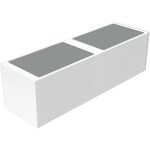 Weidmüller 2621270000 CC-FO 85/54 MM SI značenie prístrojov Potlačiteľná plocha: 85.4 x 54 mm strieborná Počet markerov: 100 100 ks; 2621270000