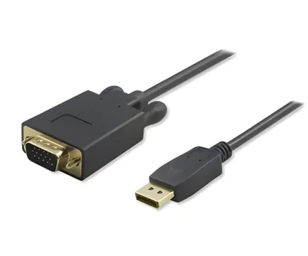PremiumCord DisplayPort - VGA kábel M/M čierna / Kábel DisplayPort / 2 m (kportadk03-02)
