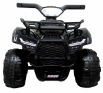 Mamido Elektrický štvorkolka Quad J8AAA čierna s hudbou a svetlom pre deti