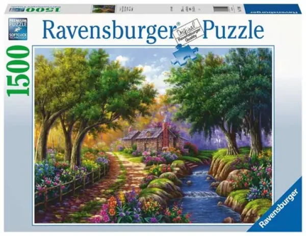 Ravensburger Chata pri rieke /1500 dielikov/ od 14 rokov