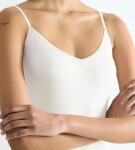 Sloggi GO Daily Cotton - Špagetový top z česanej organickej bavlny Sloggi SILK WHITE S