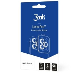 3mk Lens Pre Tvrdené sklo ochrana kamery pre Apple iPhone 14 Max Silver (5903108482707)