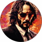 Jedlý papier John Wick 19,5 cm - Pictu Hap - Pictu Hap