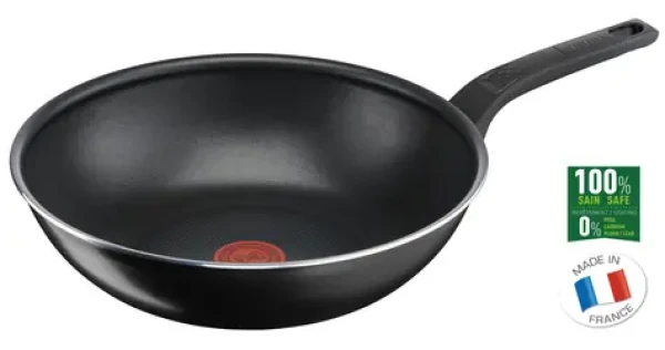 TEFAL Easy Cook Clean B55519 čierna / Wok panvica / 28 cm (B55519)
