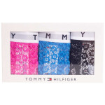 Tommy Hilfiger 3Pack tangá nohavičky UW0UW025240VH Black/Pink/Blue S