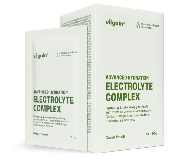 Vilgain Komplex elektrolytov – zelená broskyňa 100 g (10 x 10 g)