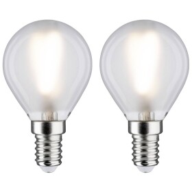 Paulmann 28638 LED En.trieda 2021 G (A - G) E14 3 W teplá biela (Ø x v) 45 mm x 78 mm 2 ks; 28638