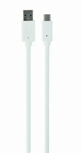Gembird USB 3.0 A (M) - USB-C (M) kábel 1m biela (CCP-USB3-AMCM-1M-W)