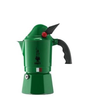 Bialetti Break Alpina 3TZ / Moka kanvička / 3 šálky / Zelená (0002762/MR)