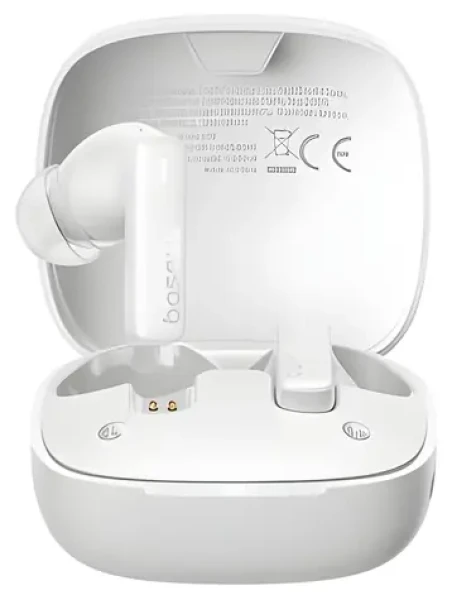 Baseus Bowie E19 Stellar White / Bezdrôtové slúchadlá / mikrofón / Bluetooth 5.3 (57983124473)
