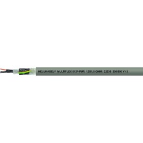 HELU 22520-500 vedenie ťažnej reťaze M-FLEX 512-PUR 25 G 0.75 mm² sivá 500 m; 22520-500