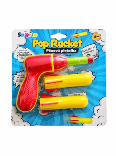 SPORTO Pop Racket Penová pištoľka
