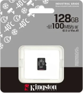 Kingston microSDXC 128GB Industrial / Pamäťová karta / UHS-I V30 / U3 / Class 10 (SDCIT2/128GBSP)