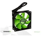 AIMAXX eNVicooler 8 PWM GreenWing / Ventilátor / 80 mm / 600-2200 RPM / 19,5 dB / 31 CFM / 4pin PWM (eNVicooler 8 PWM GW)