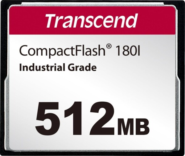 Transcend CF180I Compact Flash 512 MB (TS512MCF180I)