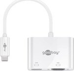 Goobay USB - HDMI - VGA Biely (52430)