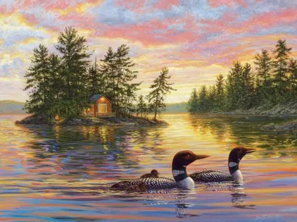 COBBLE HILL Puzzle Pokojný večer XL