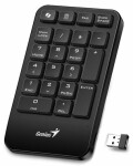 Genius NumPad 1000 čierna / Bezdrôtová numerická klávesnica / membránová / USB 2.4 GHz / Copilot (31320003401)