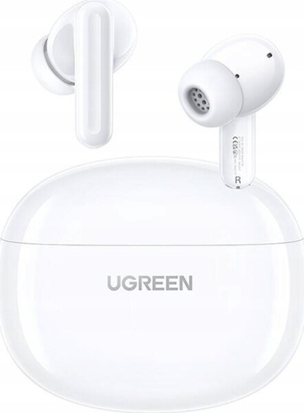 Ugreen Bezprzewodowe słuchawki dokanałowe TWS UGREEN HiTune T3C Bluetooth 5.4 IPX5 (biele)