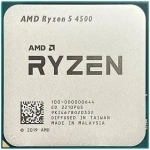 AMD RYZEN 5 4500 OEM / Procesor / 3,6 GHz / Turbo 4,1 GHz / 6C12T / L2 3MB L3 8MB / AM4 / Bez VGA / 65W (100-000000644)