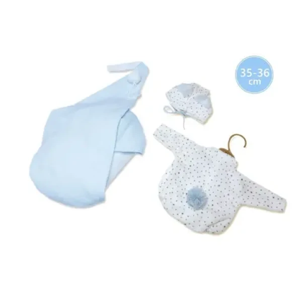 Llorens M635-65 oblečok pre bábiku bábätko NEW BORN veľkosti 35-36 cm