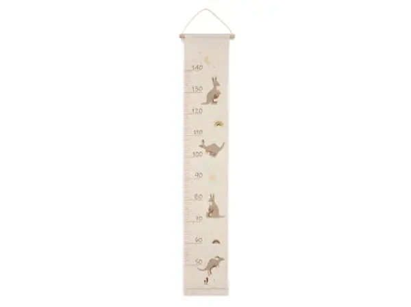 Jollein Meter rastový závesný Kangaroots / do 140 cm / 120 × 20 cm (044-559-68160)