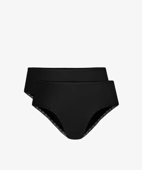 Klasické dámske nohavičky ATLANTIC 2Pack - čierne XXL