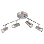 Deko Light 348114 Becrux IV Stropné svítidlo LED En.trieda 2021: F (A - G) 21.0 W strieborná; 348114