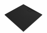 Sprchová vanička štvorcová SAT Vision 90x90 cm liaty mramor čierna SATSVVI90QC SATSVVI90QC