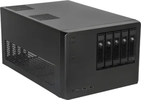 Silverstone SST-CS351B čierna / NAS skriňa / µATX / 5x 3,5 "/2,5" disk / SAS-12G a SATA-6G (SST-CS351B)