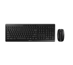 Cherry Stream Desktop čierna / Sada klávesnice a myši / Bezdrôtová / US layout s EUR symbolom (JD-8500EU-2)