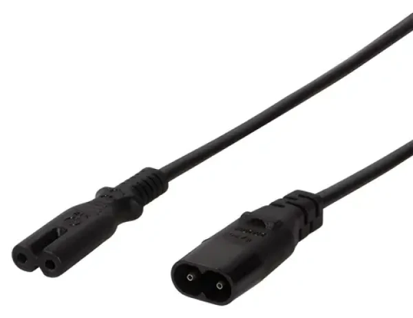 LogiLink C8-C7 čierna / Predlžovací kábel / 2 m / 0,75 mm2 / max. 2,5 A (CP129)